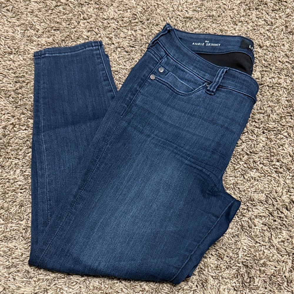 Liverpool Women's Dark Blue Ankle Jeans short